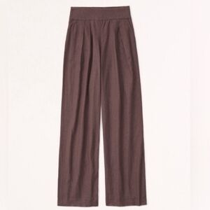 Abercrombie & Fitch Brown Wide Leg Pants
